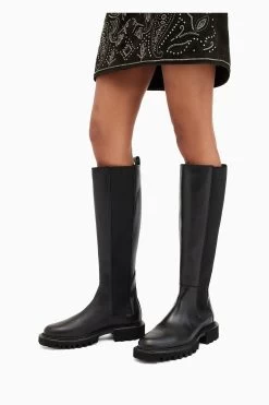AllSaints Maeve Black Boots -Fashion Women T09604s6