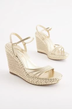 Next Forever Comfort® Plait High Wedges -Fashion Women T11285s5