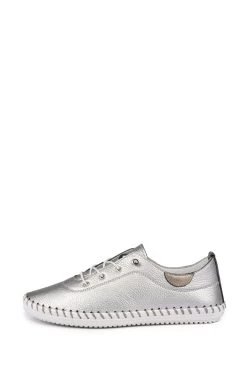 Lunar Silver St Ives Plimsoll Trainers 8 Lunar Silver St Ives Plimsoll Trainers -Fashion Women T11489s2
