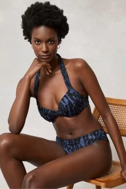 Mint Velvet Ruched Side Bikini Briefs -Fashion Women T12298s3