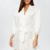 Ann Summers White Bride Satin Robe -Fashion Women T27 241s
