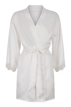 Ann Summers White Bride Satin Robe -Fashion Women T27241s4