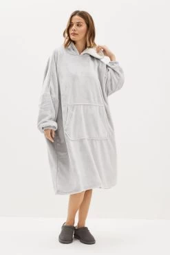 Next Grey Oversized Blanket Hoodie