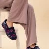 Lunar Blue Heart Full Slippers -Fashion Women T37454s