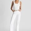 Reiss Beau High Rise Skinny Flared Jeans -Fashion Women T43 016s