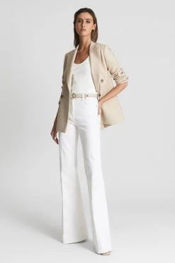 Reiss Beau High Rise Skinny Flared Jeans -Fashion Women T43016s6