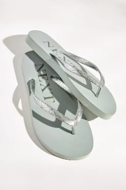 Next Glitter Beach Flip Flops -Fashion Women T46264s6