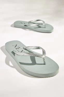 Next Glitter Beach Flip Flops -Fashion Women T46264s7