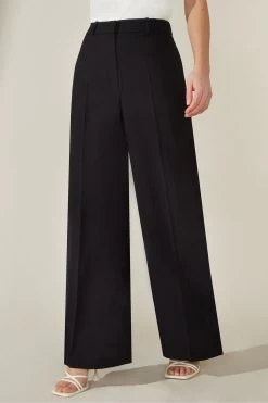 Ro&Zo Black Wide Leg Suit Trousers