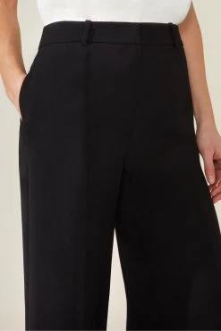 Ro&Zo Black Wide Leg Suit Trousers -Fashion Women T49722s4