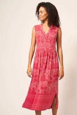 White Stuff Red Zoe Eco Vero Jersey Dress