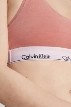 Calvin Klein Mineral Dye Brown Bralette -Fashion Women T52464s3