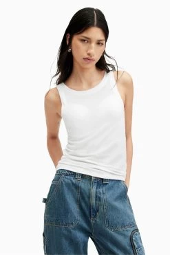 AllSaints Rina White Tank