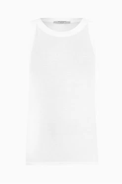 AllSaints Rina White Tank -Fashion Women T58094s7