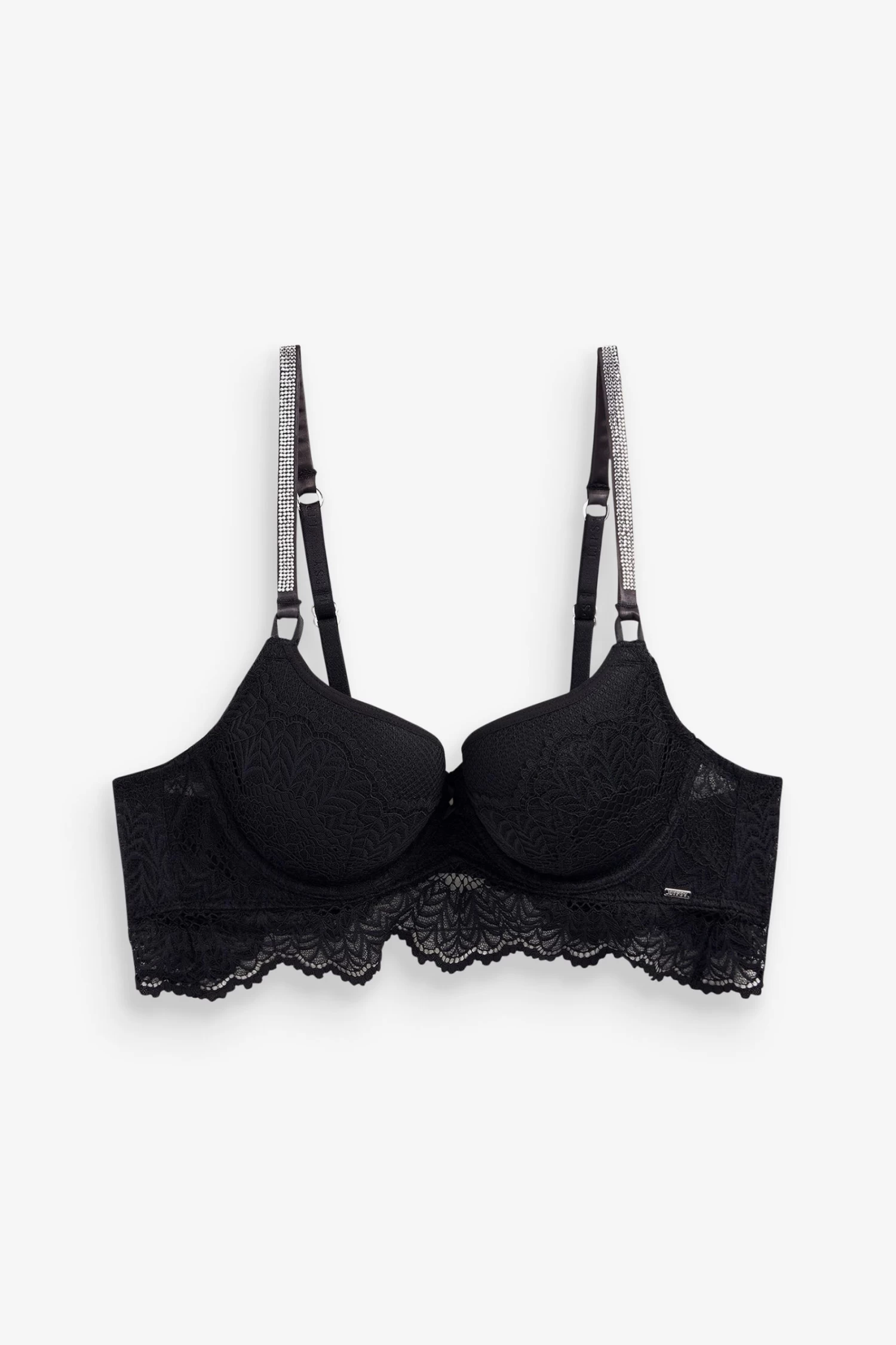 Lipsy Glamour Lace Padded Balcony Bra 7 Lipsy Glamour Lace Padded Balcony Bra - Image 5