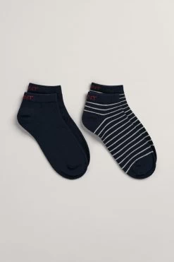 GANT Breton Stripe Ankle Socks 2 Pack