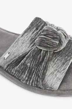 Next Velvet Bow Slider Slippers -Fashion Women T62818s6