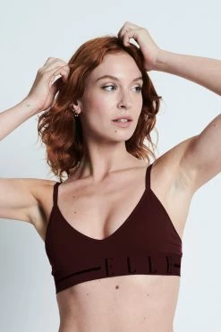 ELLE Red Headline Seamless Bralet