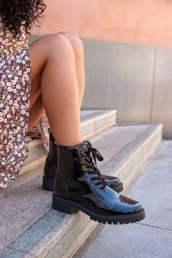 Next Forever Comfort® Patent Lace-Up Boots -Fashion Women T63557s4