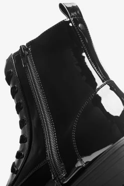 Next Forever Comfort® Patent Lace-Up Boots -Fashion Women T63557s7