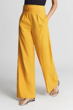 Reiss Malin Wide Leg Tie Detail Trousers -Fashion Women T66079s7