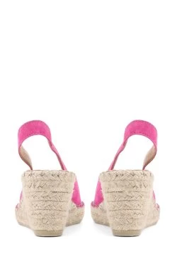 Jones Bootmaker Pink Rosanna Slingback Wedges -Fashion Women T72734s3