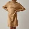 Next Roll Neck Rib Jumper Dress -Fashion Women T87301s