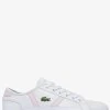 Lacoste White Sideline Trainers 2 Lacoste White Sideline Trainers -Fashion Women T87316s