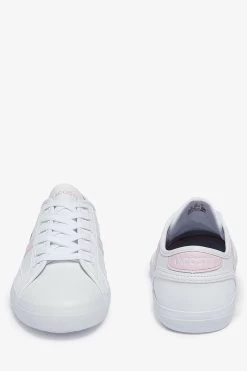 Lacoste White Sideline Trainers -Fashion Women T87316s3