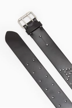 AllSaints Remi Black Belt -Fashion Women T87842s5