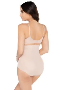 Miraclesuit Warm Beige High Waisted Tummy Control Rear Lift Shapewear -Fashion Women T91 902s3
