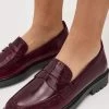 Next Berry Red Forever Comfort® Leather Brogue Detail Chunky Loafer Shoes 1 Next Berry Red Forever Comfort® Leather Brogue Detail Chunky Loafer Shoes -Fashion Women T97078s