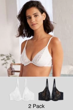 Next Lace Detail Bras 2 Pack