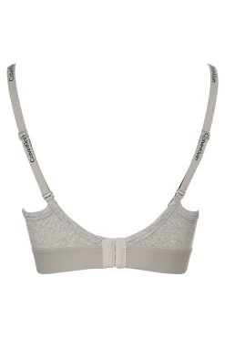 Calvin Klein Grey Reimagined Heritage Lined Bralette -Fashion Women T98000s5