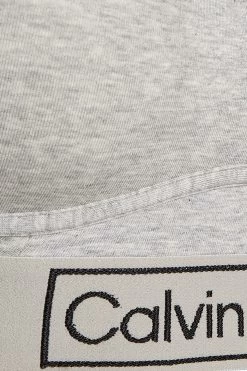 Calvin Klein Grey Reimagined Heritage Lined Bralette -Fashion Women T98000s6