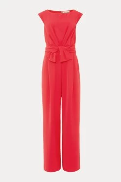 Phase Eight Janey Pink Tie Knot Jumpsuit -Fashion Women T98789s5