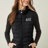 EA7 Emporio Armani Black Padded Gilet -Fashion Women U08216s