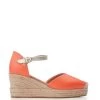 Moda In Pelle Espadrille Wedges With Ankle Strap -Fashion Women U11396s