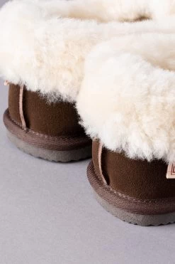 Lakeland Leather Ladies Sheepskin Cuff Slippers -Fashion Women U17388s3