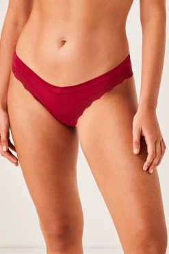 Next V-Front Lace Trim Knickers