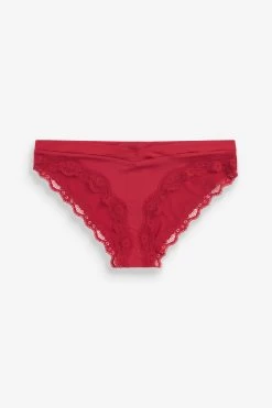 Next V-Front Lace Trim Knickers -Fashion Women U19359s4