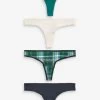 Next Print Cotton Blend Knickers 4 Pack -Fashion Women U20 167s