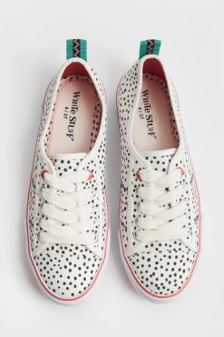 White Stuff White Piper Trainers -Fashion Women U22317s3