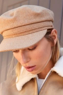 Next Neutral Baker Boy Hat -Fashion Women U26126s4