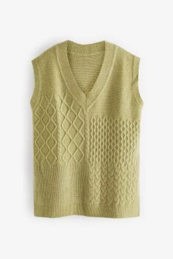 Next Knitted V-Neck Vest -Fashion Women U26164s6