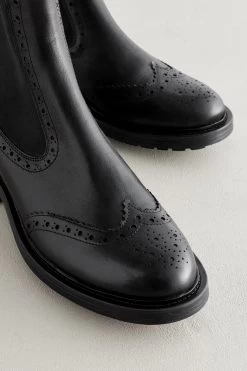 Next Forever Comfort® Brogue Leather Chelsea Boots -Fashion Women U30400s7