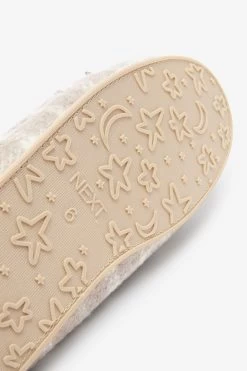 Next Faux Fur Lined Moccasin Slippers -Fashion Women U30671s4