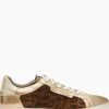 AllSaints Brown Sheer Leopard Sneakers -Fashion Women U30800s