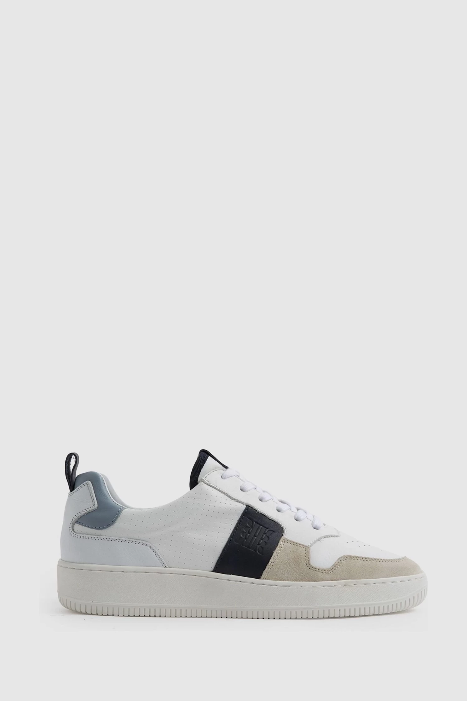 Reiss Aira Mid Top Leather Trainers 3 Reiss Aira Mid Top Leather Trainers