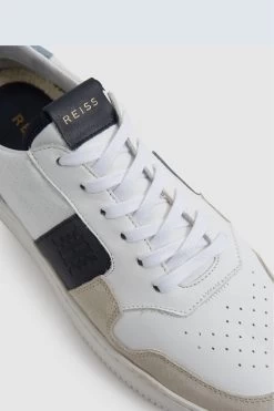 Reiss Aira Mid Top Leather Trainers 14 Reiss Aira Mid Top Leather Trainers -Fashion Women U36269s6